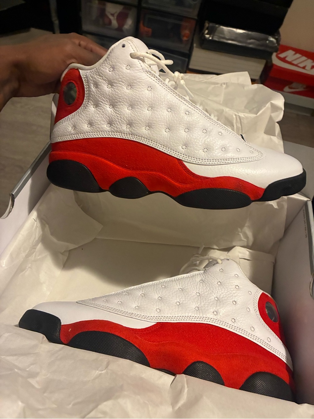 Jordan Retro 13 Sneakers - White/Red/Black